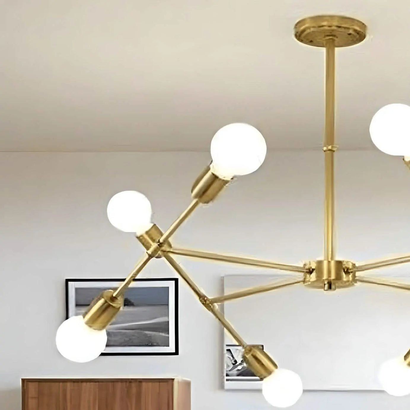 نجفة معدن، 80*64 سم