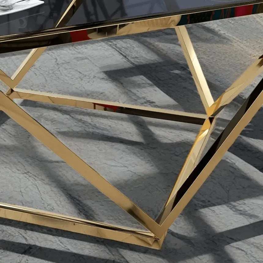 ترابيزة قهوة ستانلس ستيل 80*80*45 سم - RAX10 - Homix