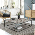ترابيزة قهوة بسطح جرانيت 80*80*80*45 سم - LUS40 - Homix