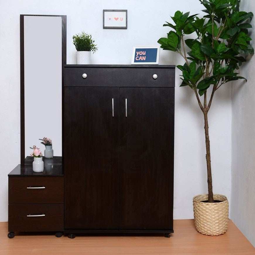 جزامة مع وحدة أدراج جانبية ام دي اف، 80*40*170 سم