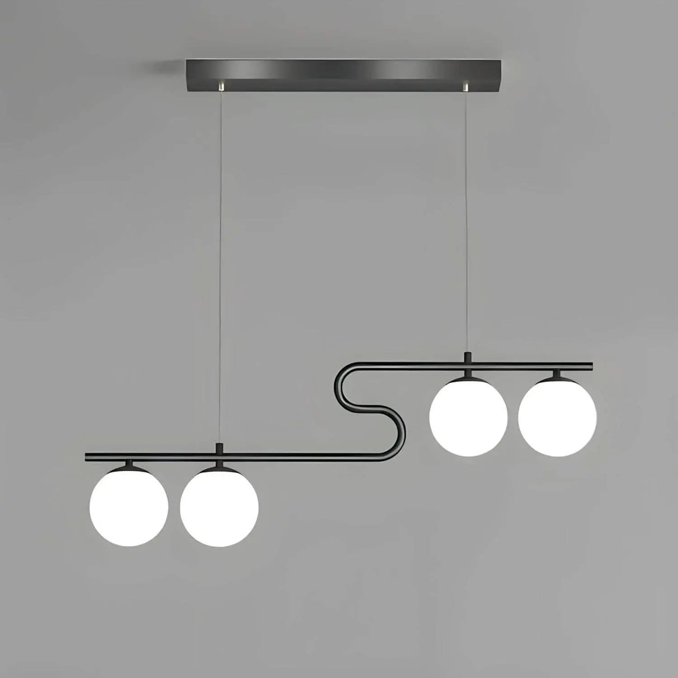 نجفة ستيل و زجاج، 80*120 سم