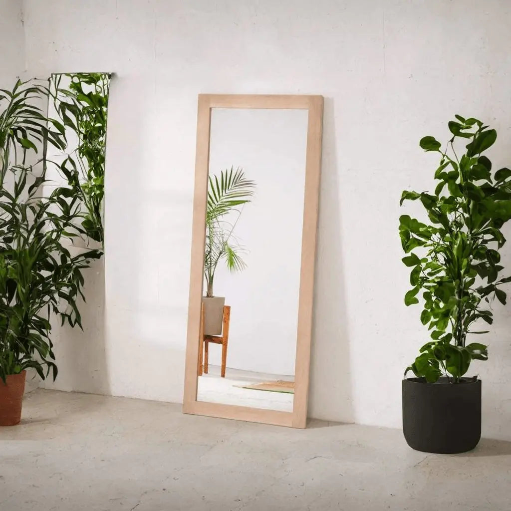 مرايا بإطار خشبي، 80*200 سم