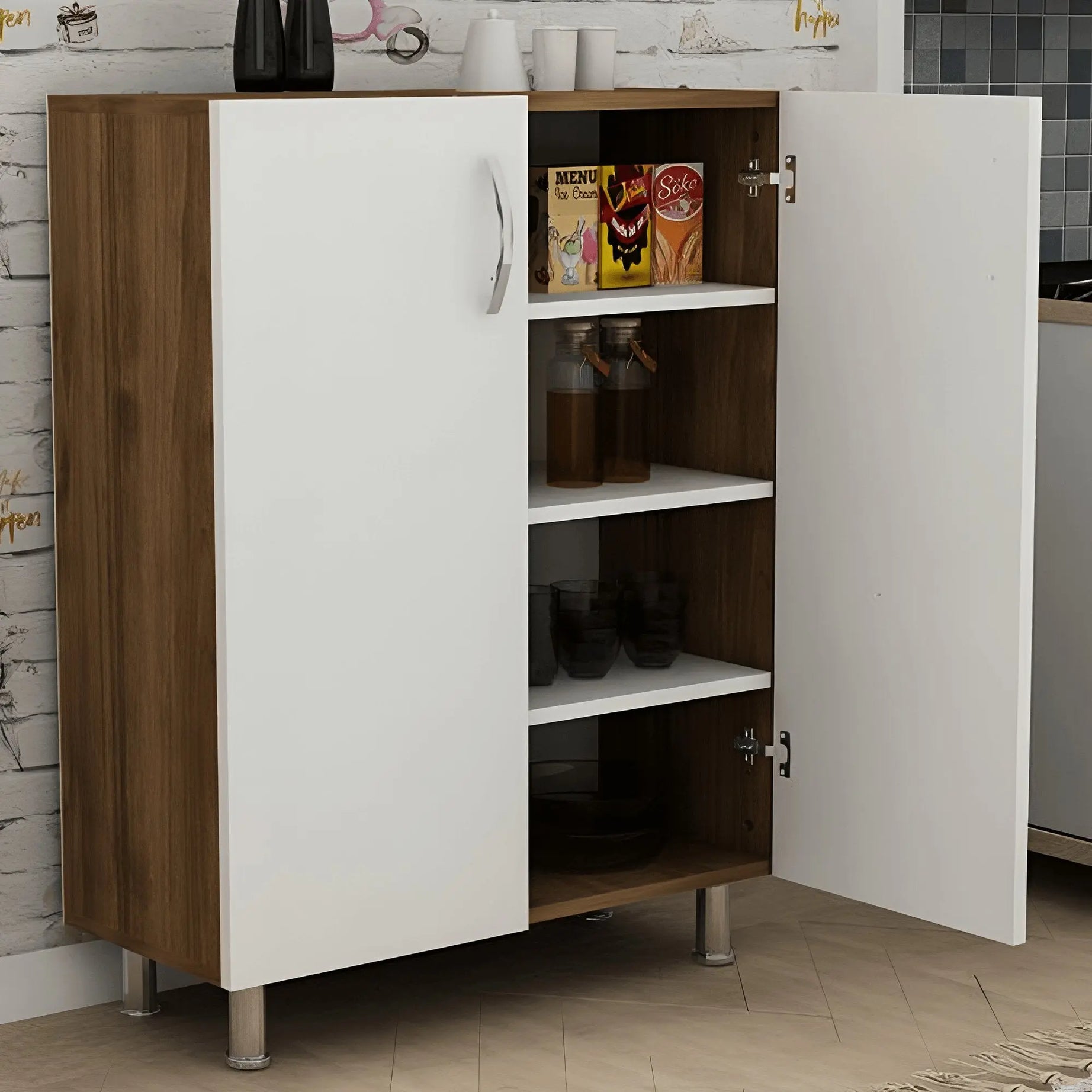 وحدة تخزين ام دي اف 80*40*110 سم - CLG8 - Homix