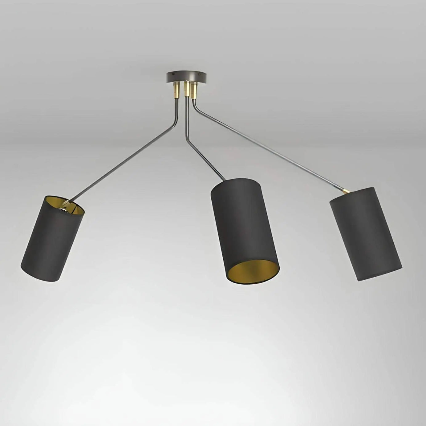 نجفة معدن و قماش، 80*50 سم