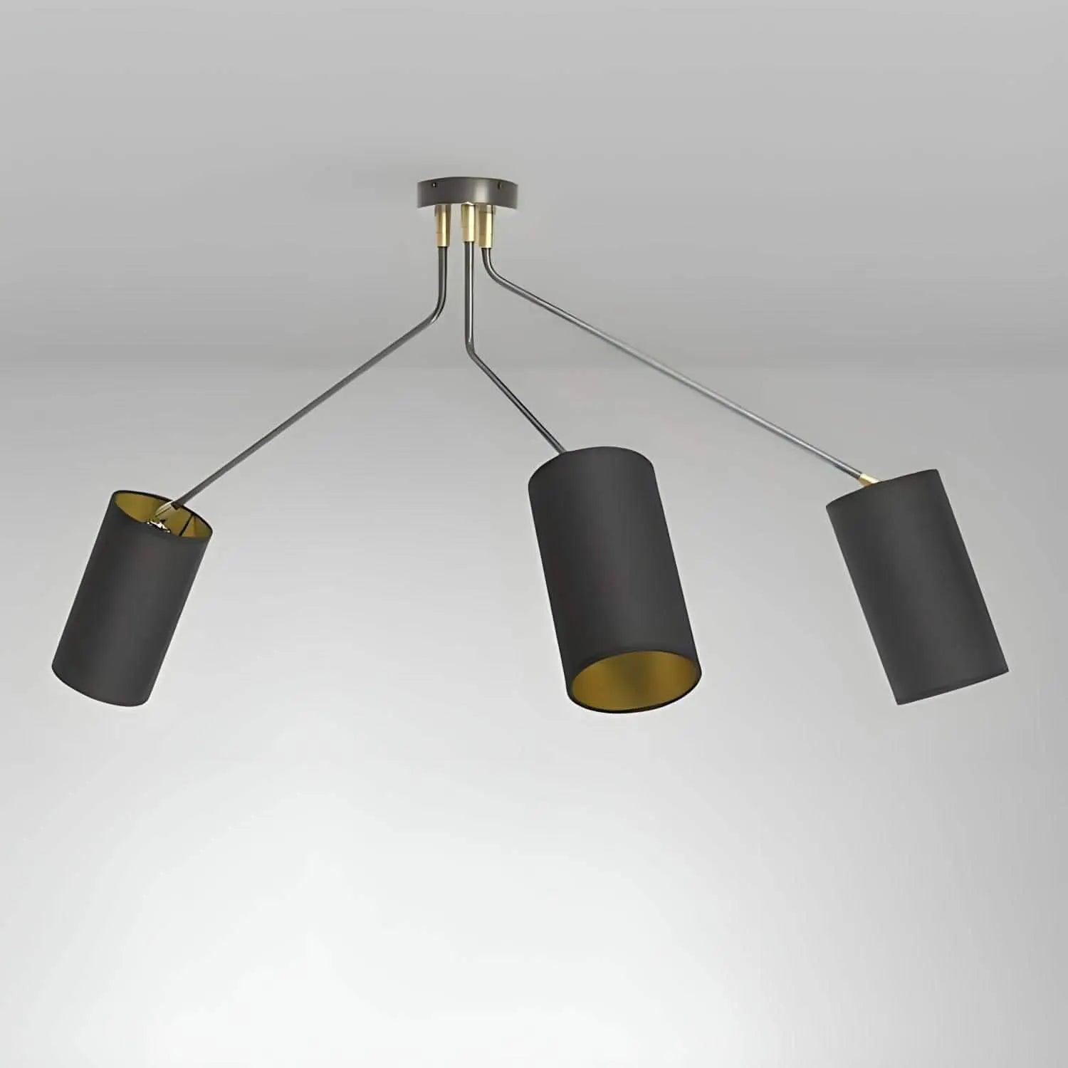 نجفة معدن و قماش، 80*50 سم