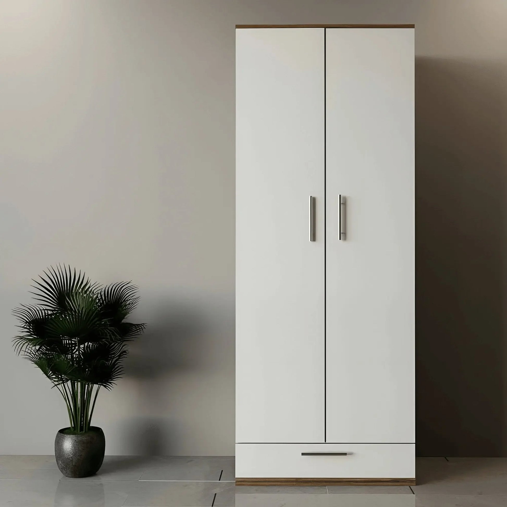 دولاب خشب ام دي اف، 80*50*180 سم