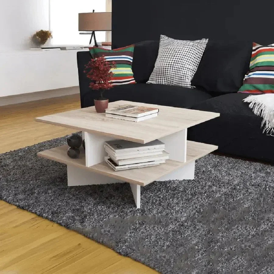 ترابيزة قهوة ام دي اف، 80*80*40 سم