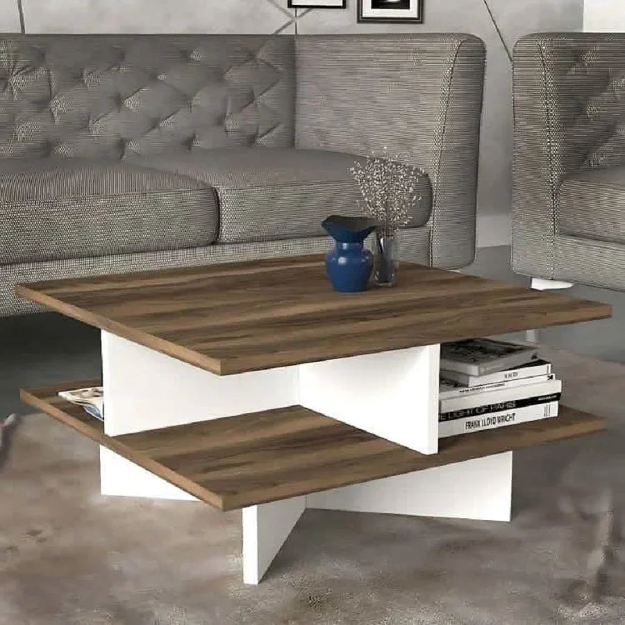 ترابيزة قهوة ام دي اف، 80*80*40 سم