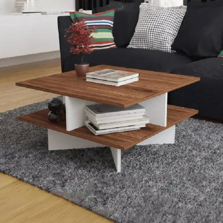 ترابيزة قهوة ام دي اف، 80*80*40 سم