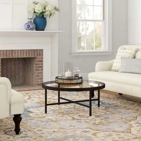 تسوق الأن من هومكس  ترابيزة قهوة مستديرة 80*80*45 سم - CH173 بأفضل سعر وأفضل جودة 