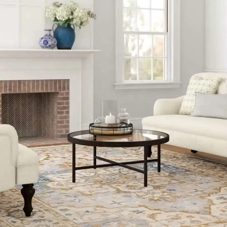 تسوق الأن من هومكس  ترابيزة قهوة مستديرة 80*80*45 سم - CH173 بأفضل سعر وأفضل جودة 