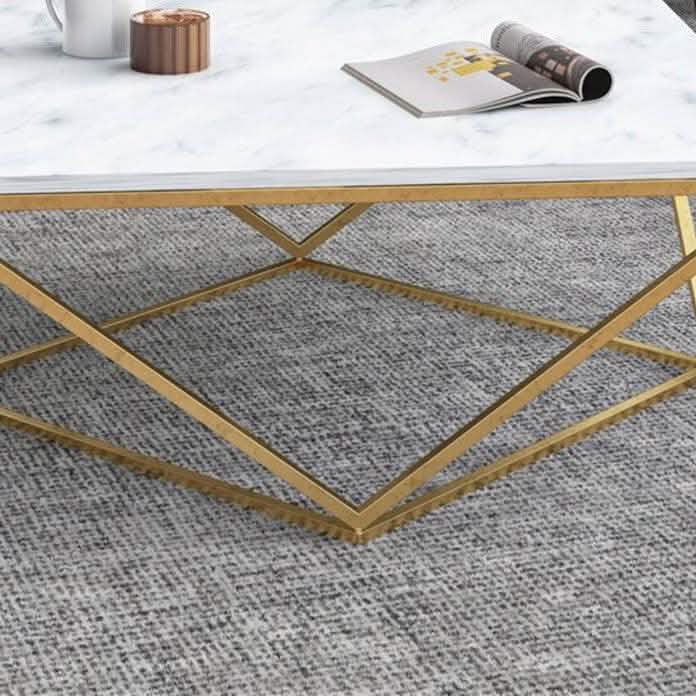 ترابيزة بسطح رخام 80*80*45 سم  - CH176 Cityhome