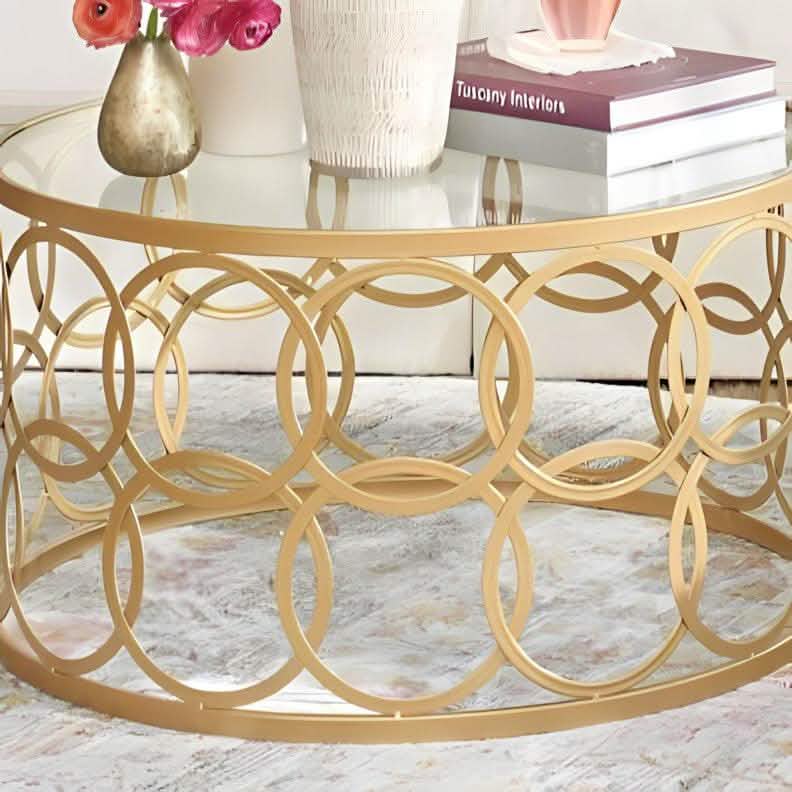 ترابيزة قهوة معدن 80*80*45 سم - CH206 Cityhome