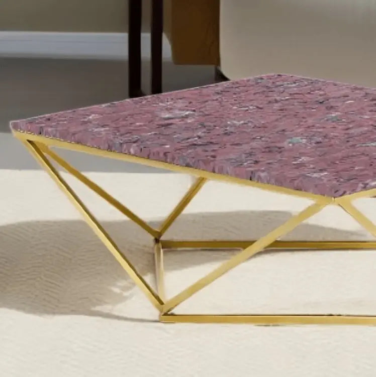 ترابيزة قهوة بسطح جرانيت 80*80*45 سم - LUS8 - Homix