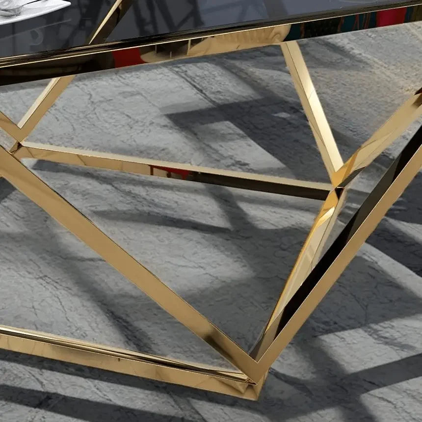 ترابيزة قهوة ستانلس ستيل 80*80*45 سم - RAX10 - Homix