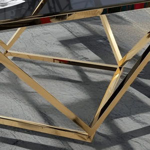 ترابيزة قهوة ستانلس ستيل 80*80*45 سم - RAX10 - Homix