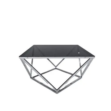 ترابيزة قهوة ستانلس ستيل 80*80*45 سم - RAX2 - Homix