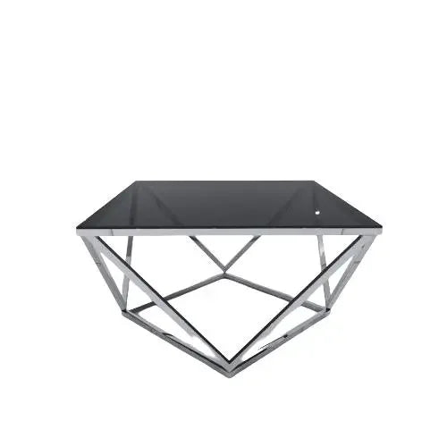 ترابيزة قهوة ستانلس ستيل 80*80*45 سم - RAX2 - Homix