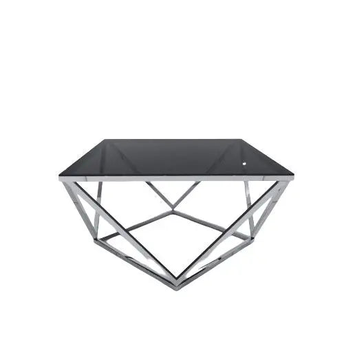 ترابيزة قهوة ستانلس ستيل 80*80*45 سم - RAX2 - Homix