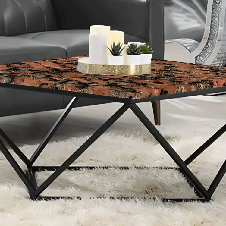 ترابيزة قهوة بسطح جرانيت 80*80*80*45 سم - LUS46 - Homix