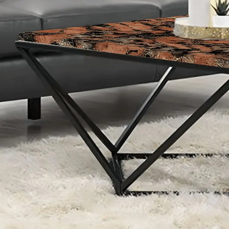 ترابيزة قهوة بسطح جرانيت 80*80*80*45 سم - LUS46 - Homix