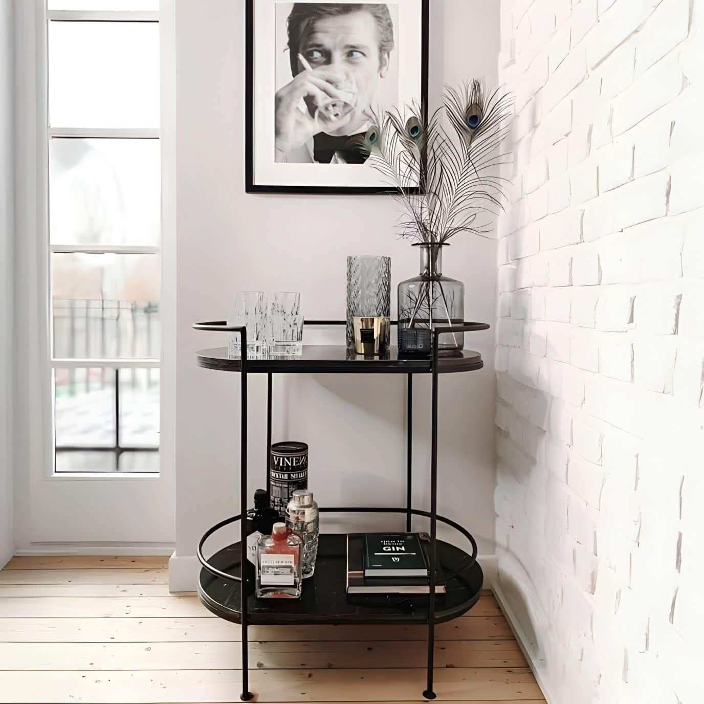 ترابيزة تقديم معدن 80*40*100 سم - RON227 Royal Iron