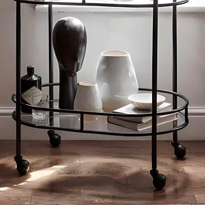 ترابيزة تقديم معدن 80*40*90 سم - RON224 Royal Iron