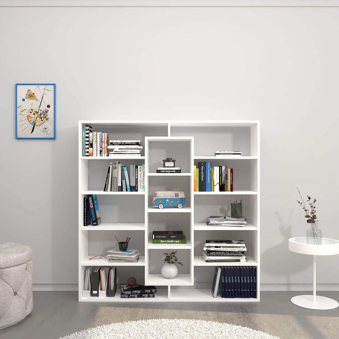 تسوق الأن من هومكس  وحدة تخزين لون أبيض 80*30*100 سم - CLG728 بأفضل سعر وأفضل جودة 