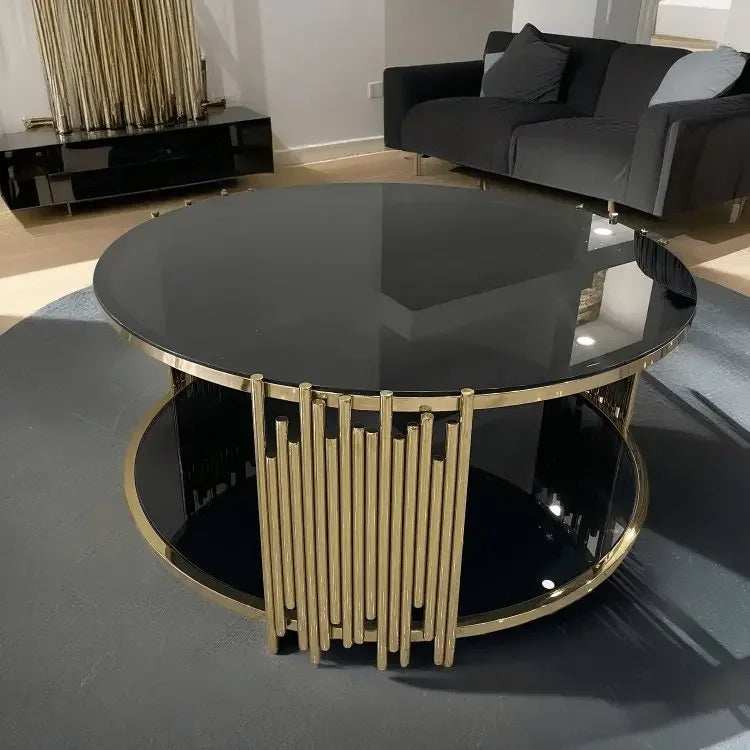 ترابيزة قهوة ستانلس ستيل 85*45 سم - RAX21 - Homix