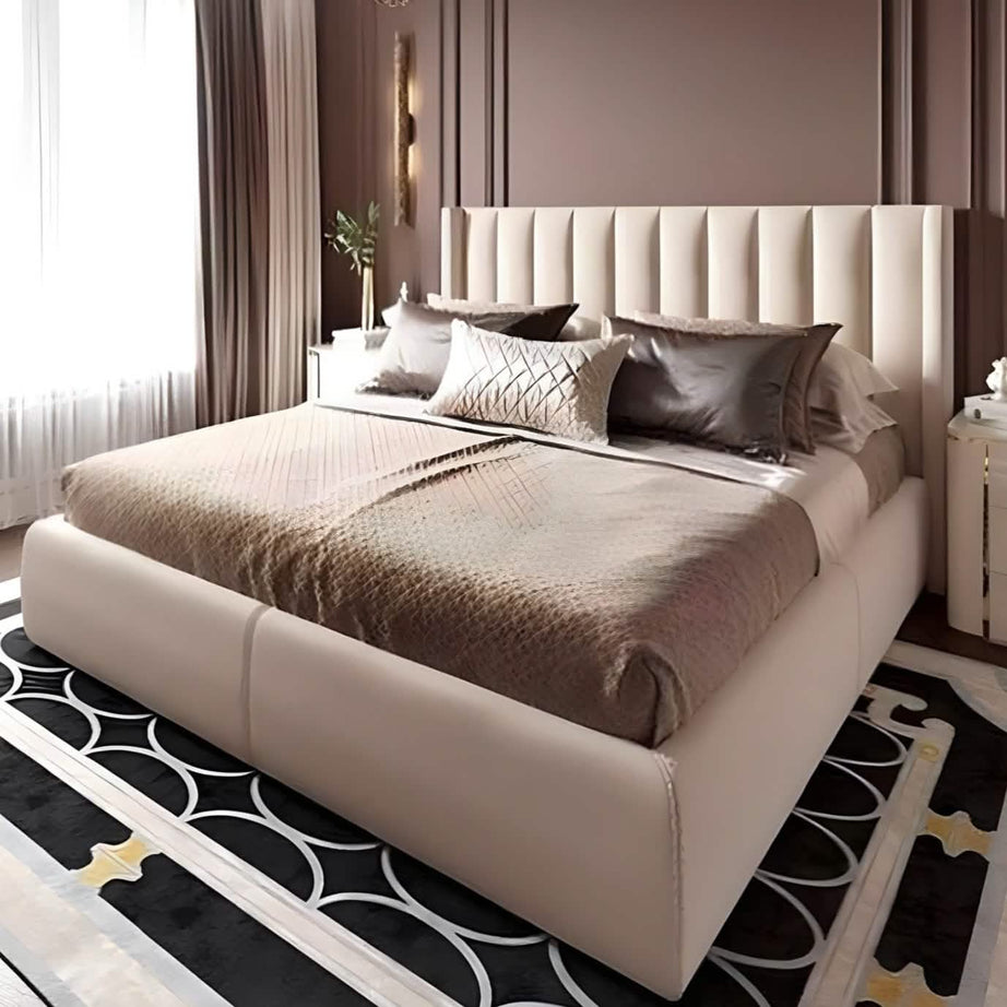 سرير سوبر كينج خشب كونتر، 180*195*110 سم