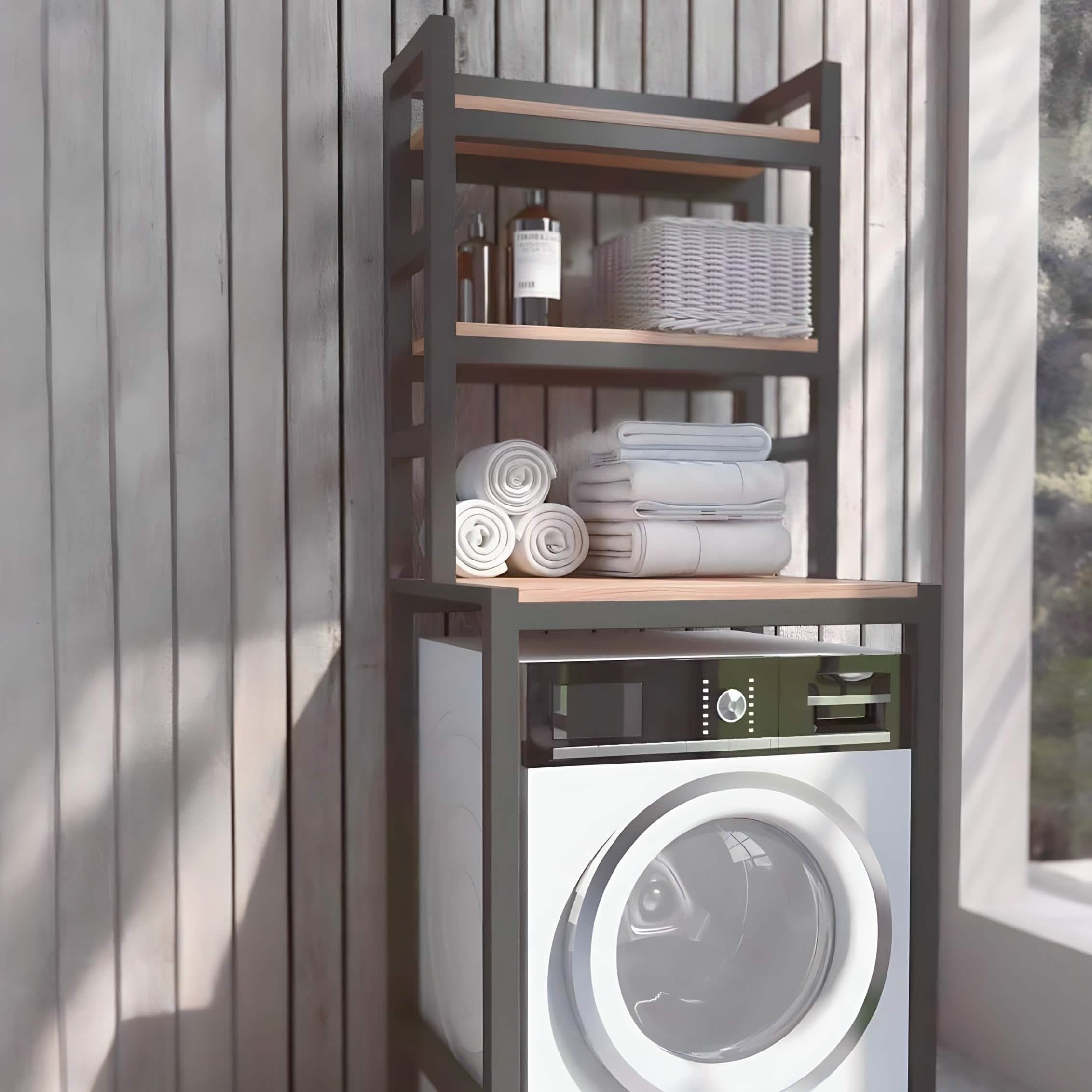 وحدة تخزين، معدن وخشب ام دي اف ، 80*50*180 سم