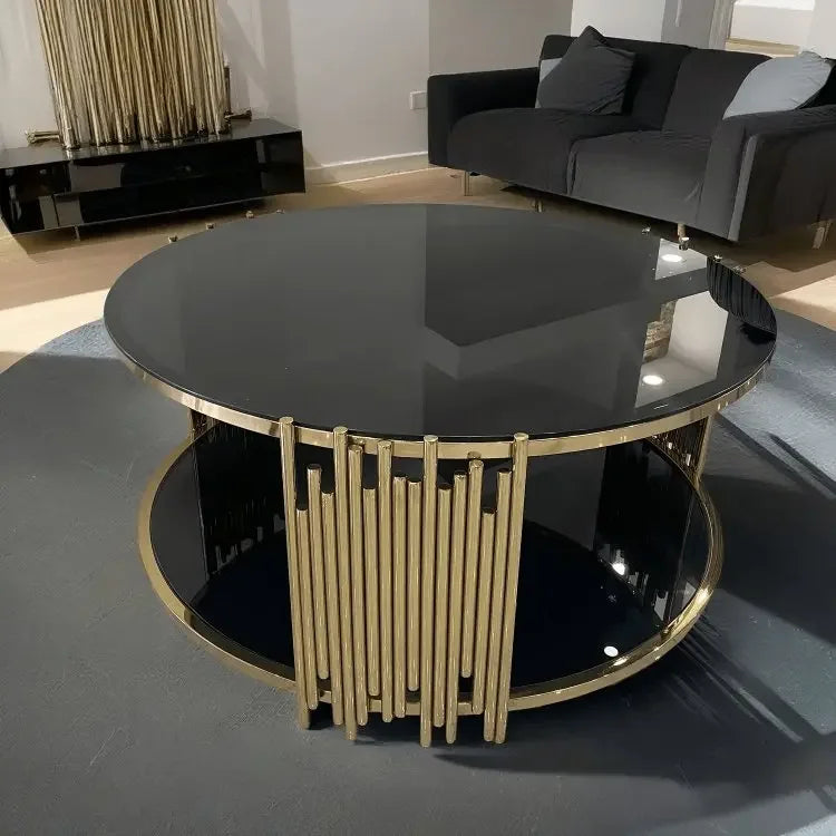 ترابيزة قهوة ستانلس ستيل 85*45 سم - RAX21 - Homix