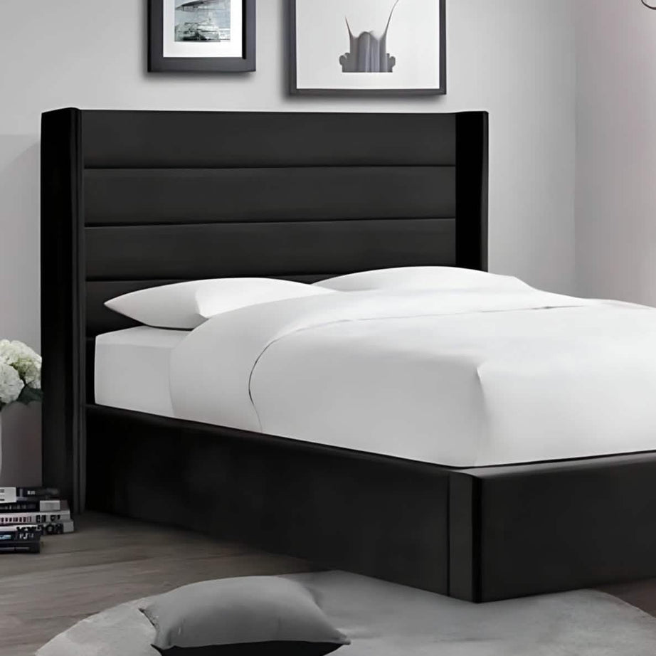 سرير كوين خشب كونتر، 150*195*120 سم