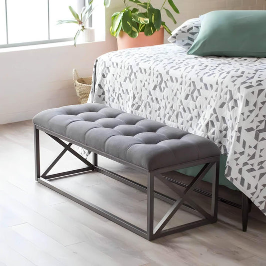 بانكيت معدن أسود 120*40*50 سم - RON112 Royal Iron