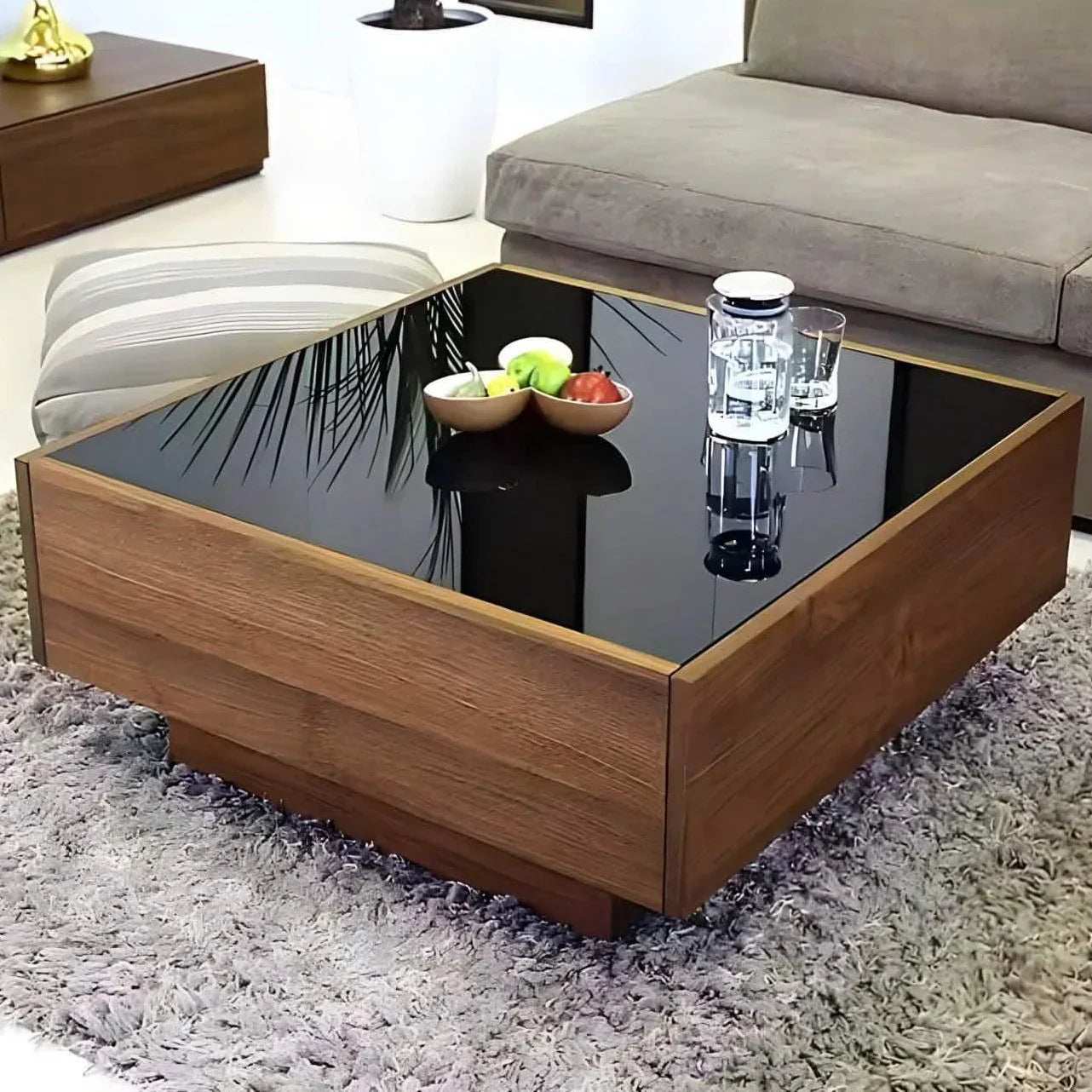 ترابيزة قهوة ام دي اف، 90*50*45 سم
