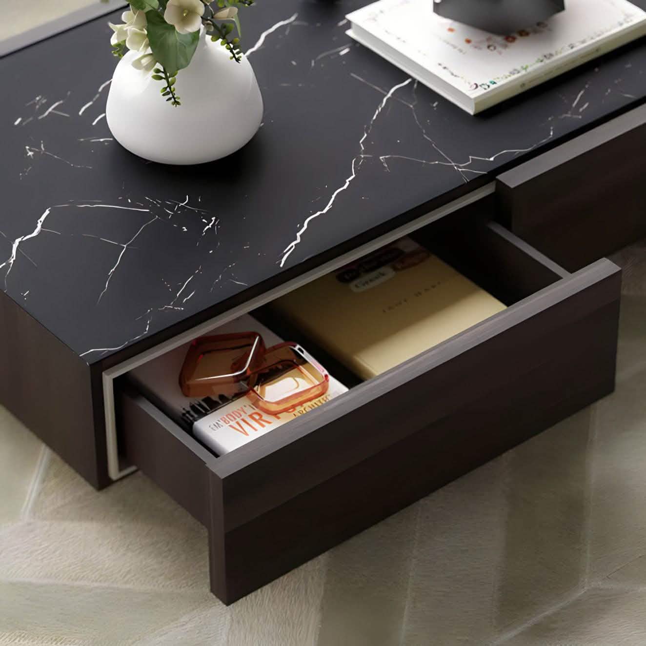 ترابيزة قهوة خشب ام دي اف 90*50*45 سم - HOM105 - Homix