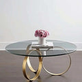 ترابيزة قهوة معدن 90*90*45 سم - STA27 - Homix
