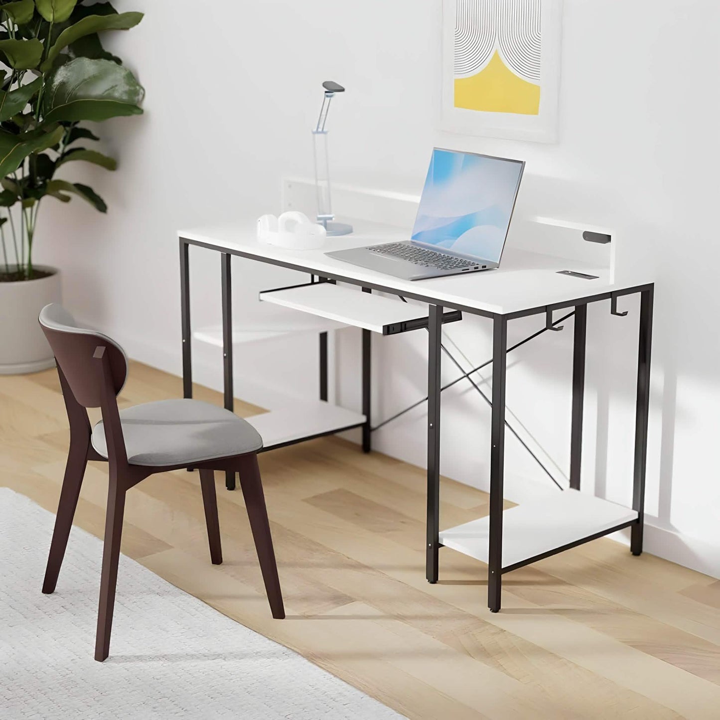 مكتب معدن، 120*60*75 سم