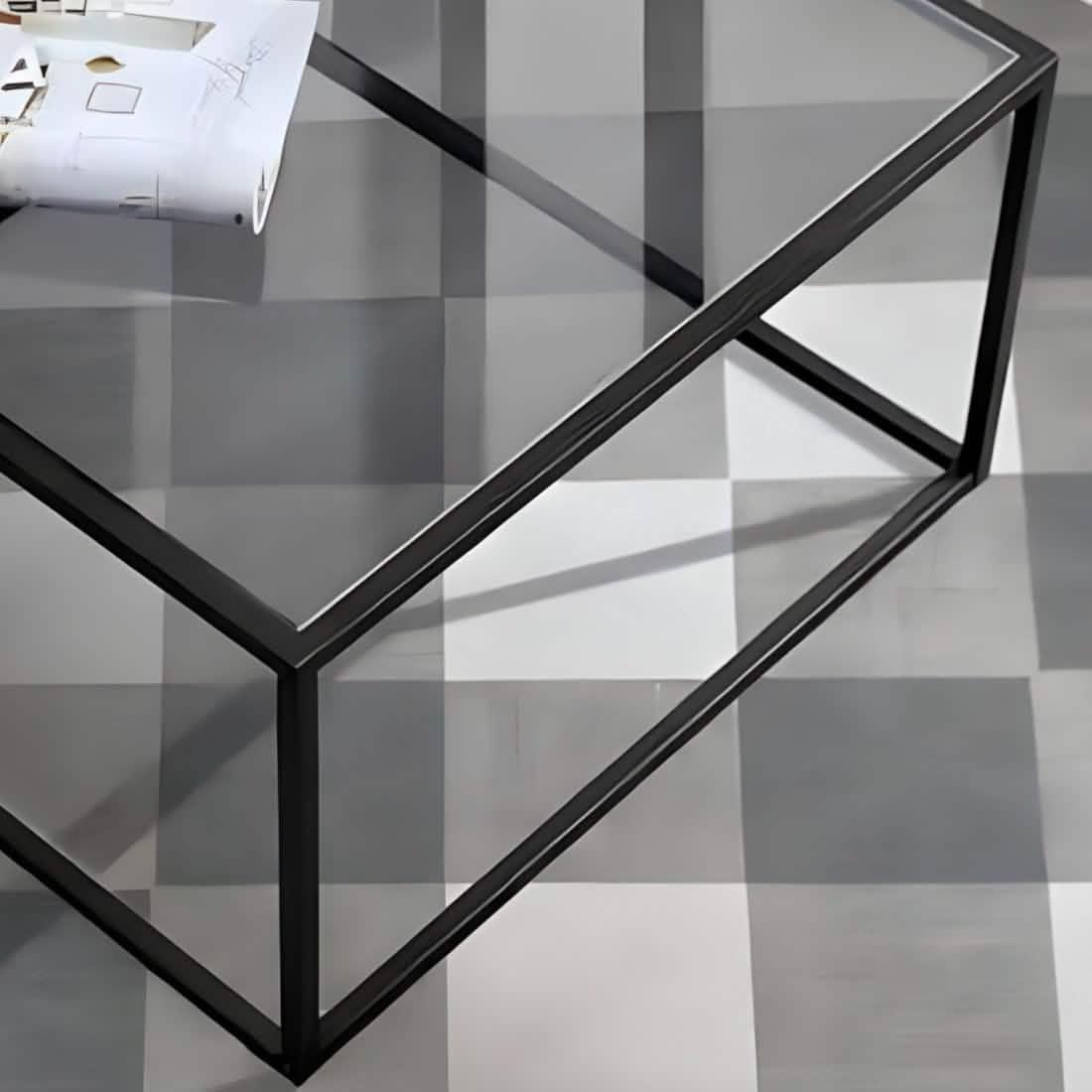 ترابيزة قهوة ستيل، 80*80*45 سم