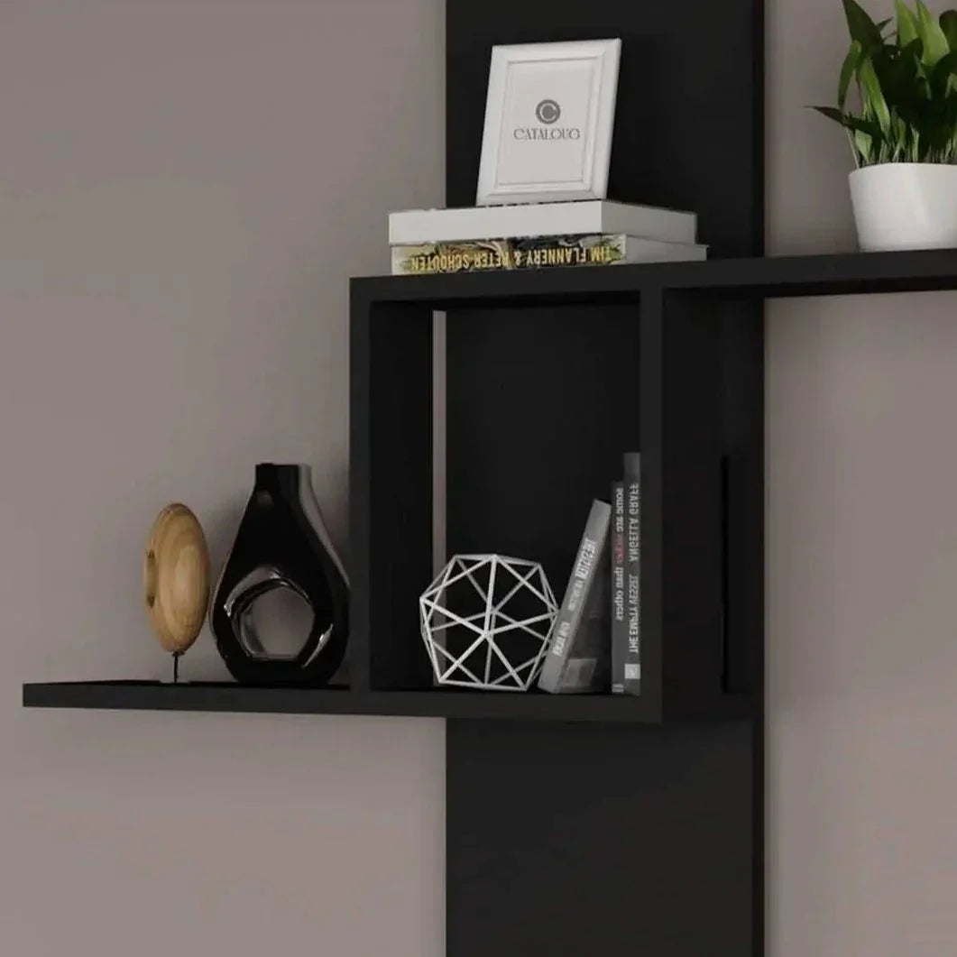 رف حائط ام دي اف، 90*15*90 سم