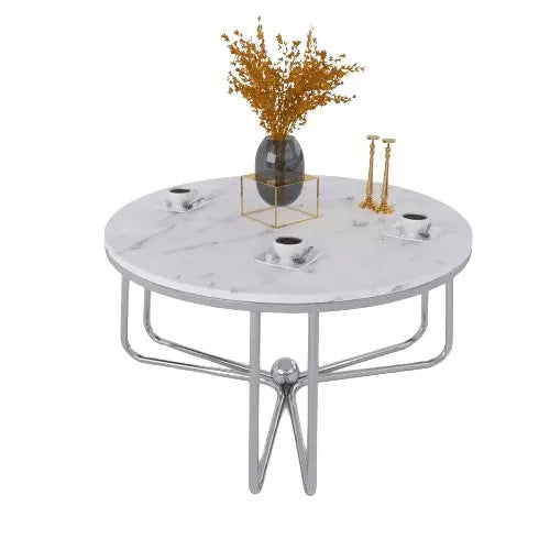 ترابيزة قهوة ستانلس ستيل 90*45 سم - RAX34 - Homix