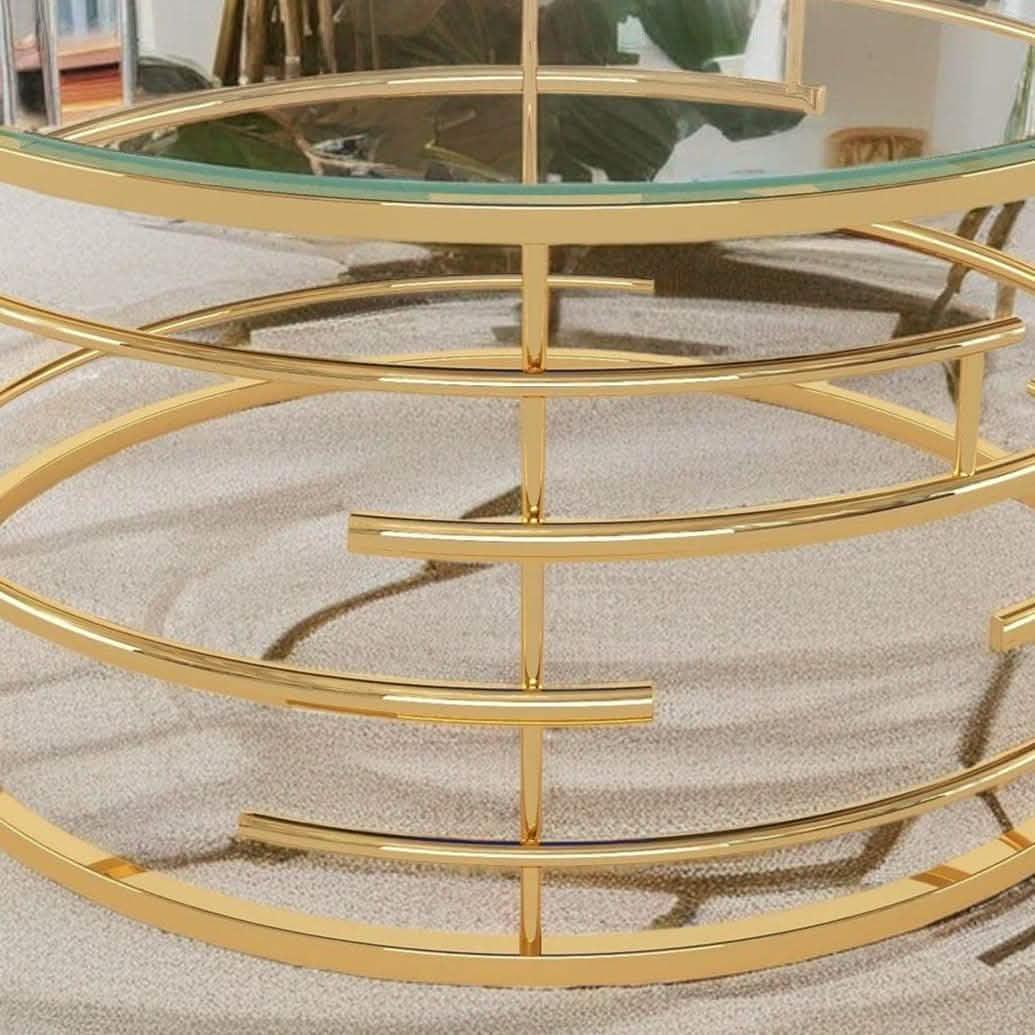 ترابيزة قهوة ذهبي 90*45 سم - RAX7 - Homix