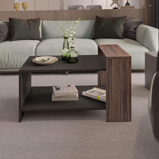 تسوق الأن من هومكس  ترابيزة قهوة ام دي اف 90*45*42 سم - ZAT20 بأفضل سعر وأفضل جودة 