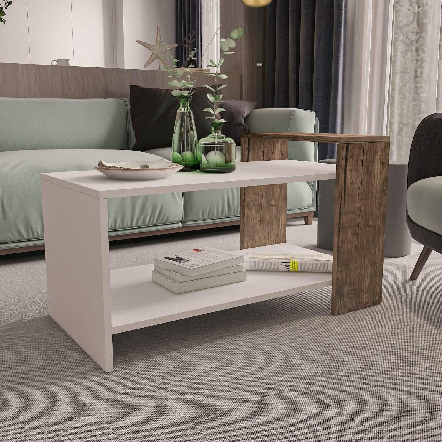 تسوق الأن من هومكس  ترابيزة قهوة ام دي اف 90*45*42 سم - ZAT20 بأفضل سعر وأفضل جودة 