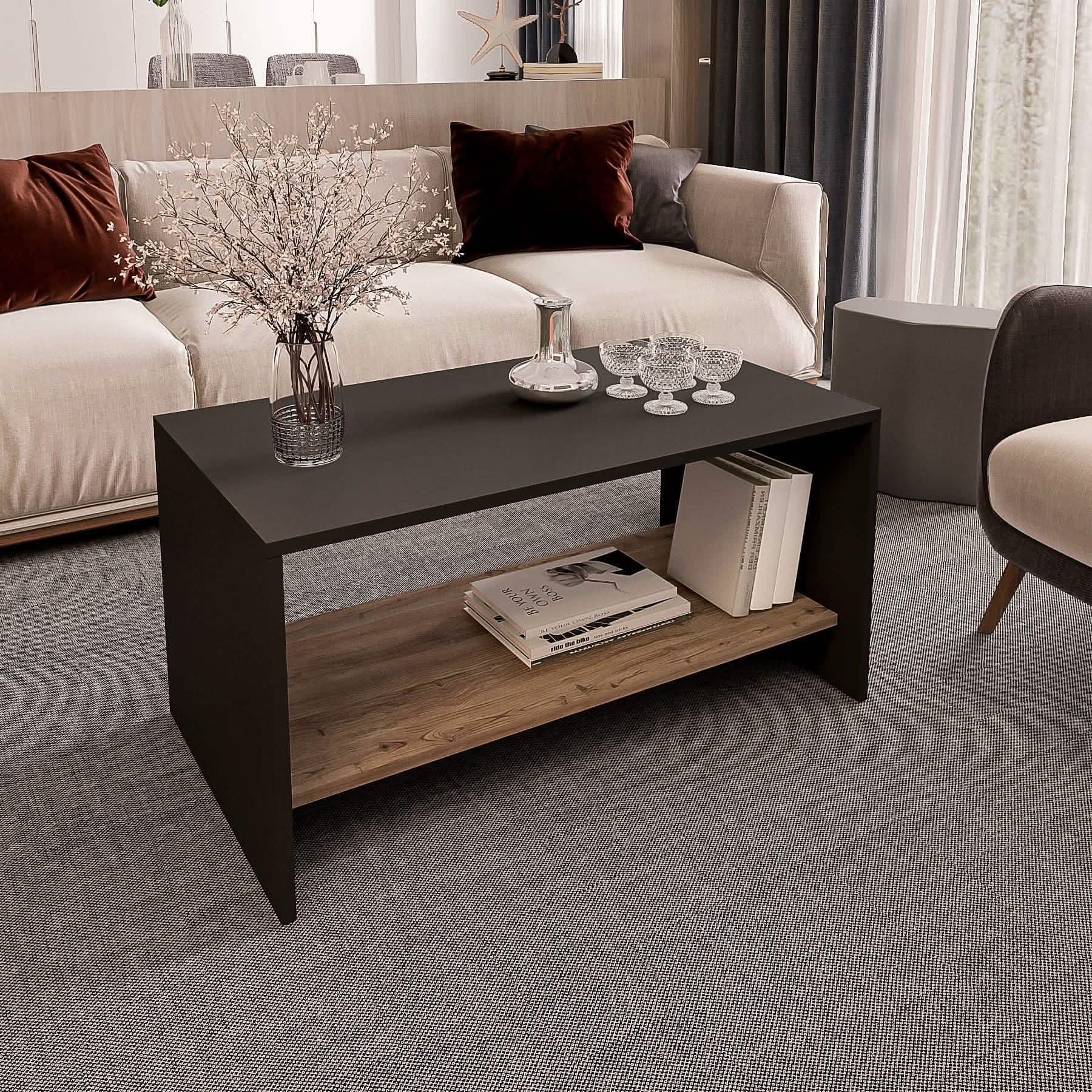 ترابيزة قهوة ام دي اف، 90*50*45 سم