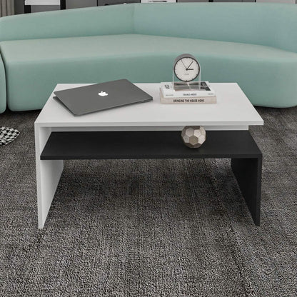 تسوق الأن من هومكس  ترابيزة قهوة ام دي اف 90*50*45 سم - ZAT4 بأفضل سعر وأفضل جودة 