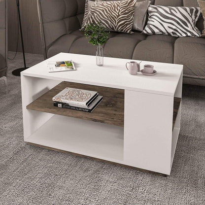 تسوق الأن من هومكس  ترابيزة قهوة ام دي اف 90*50*48 سم - ZAT7 بأفضل سعر وأفضل جودة 