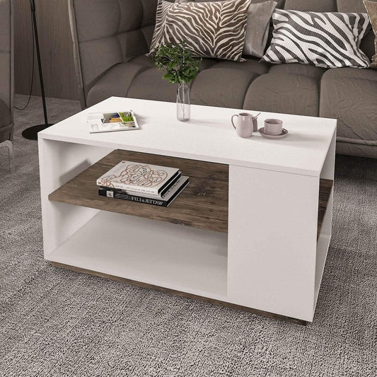 تسوق الأن من هومكس  ترابيزة قهوة ام دي اف 90*50*48 سم - ZAT7 بأفضل سعر وأفضل جودة 