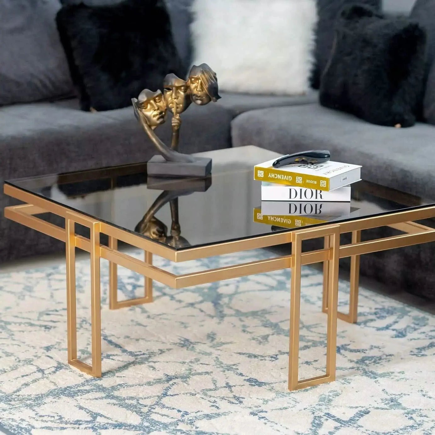 تسوق الأن من هومكس  ترابيزة معدن 90*90*45 سم - CH167 بأفضل سعر وأفضل جودة 