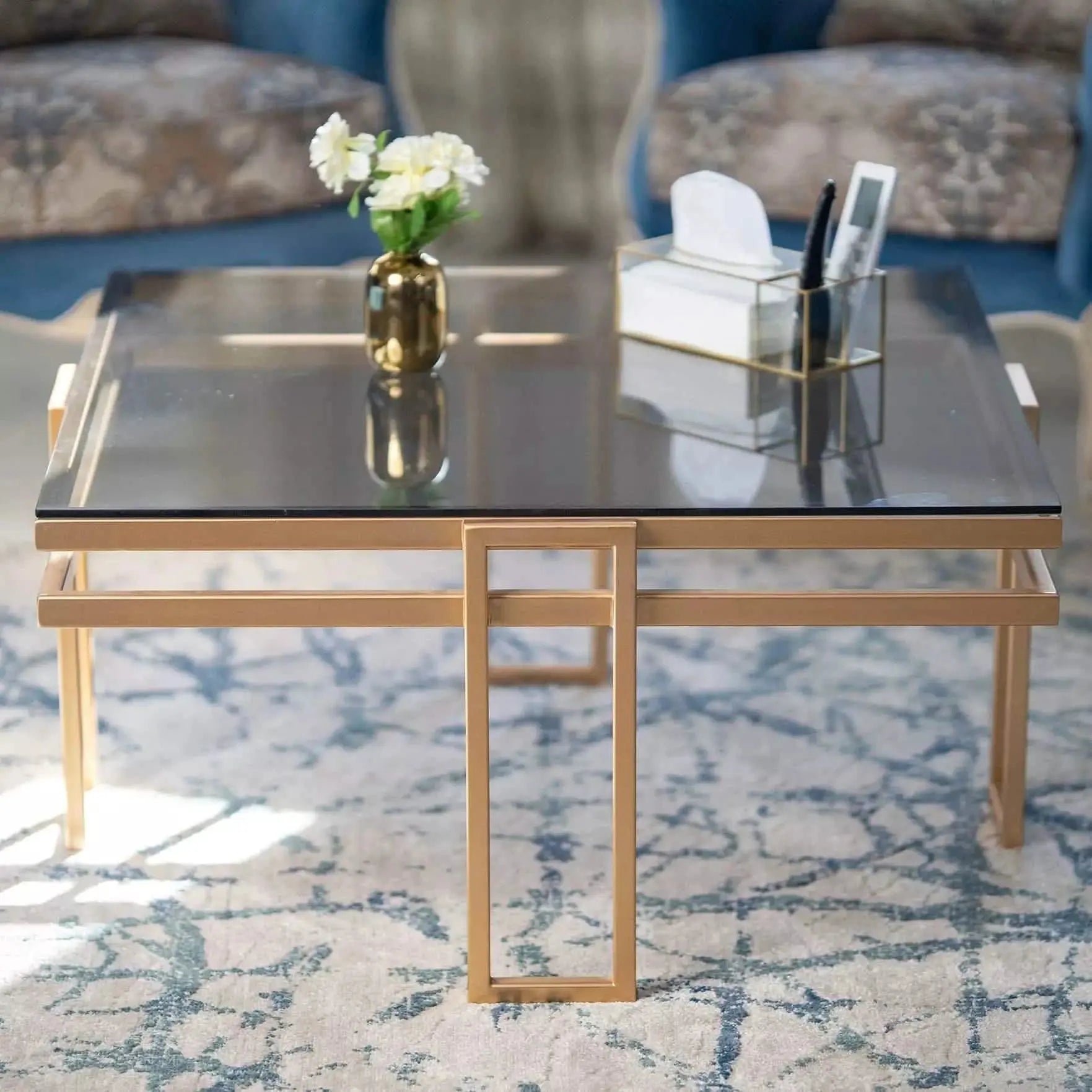 تسوق الأن من هومكس  ترابيزة معدن 90*90*45 سم - CH167 بأفضل سعر وأفضل جودة 